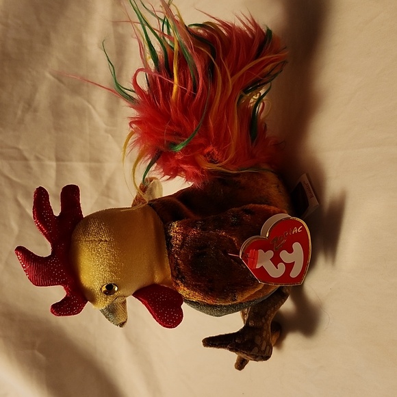 Ty Other - *5 for $20 TY Zodiac Beanie Baby Multi Color Rooster